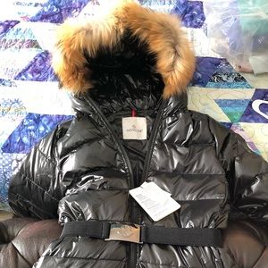 Brand New black Moncler woman coat size S